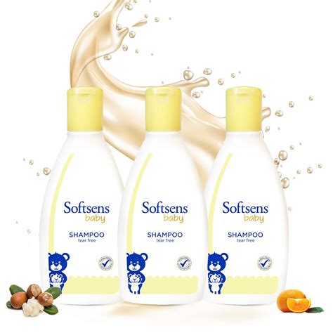 Buy Softsens Baby Tear Free Shampoo | Mild, Hypoallergenic, Paraben ...
