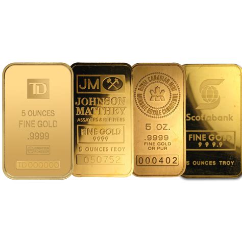 5 Oz Gold Bar