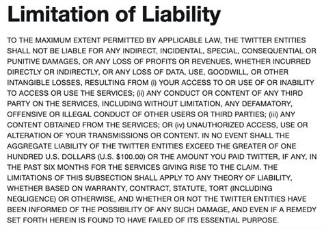Liability Disclaimer Examples 的图像结果