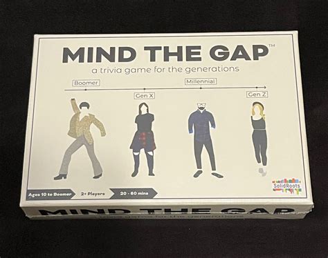 MIND THE GAP Game A Trivia Game For The Generations NEW/Sealed | eBay