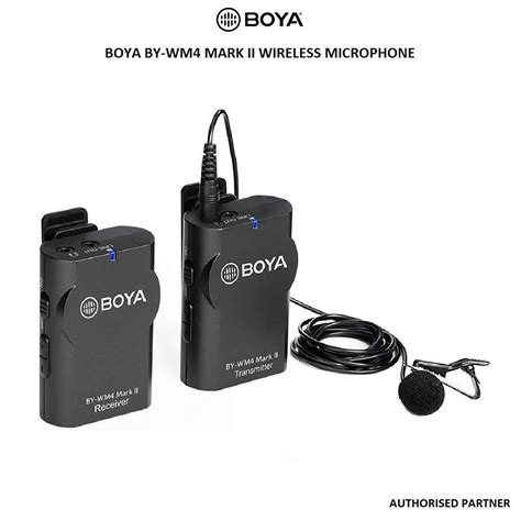 Boya BY-WM4 Mark II High Performance Wireless Microphone System ...