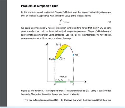 Image result for Simpson S Rule Numerical Method Problem