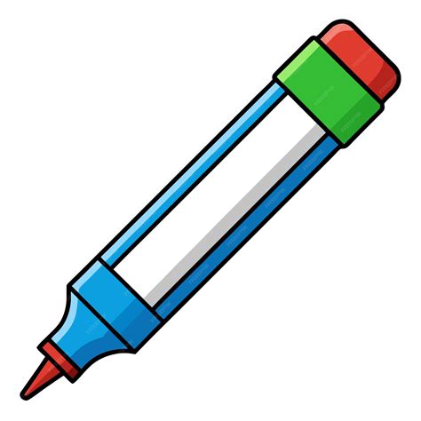 Whiteboard marker clipart vector art and illustration | Premium AI ...