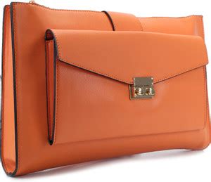 United Colors of Benetton Casual Orange Clutch 95D - Price in India ...