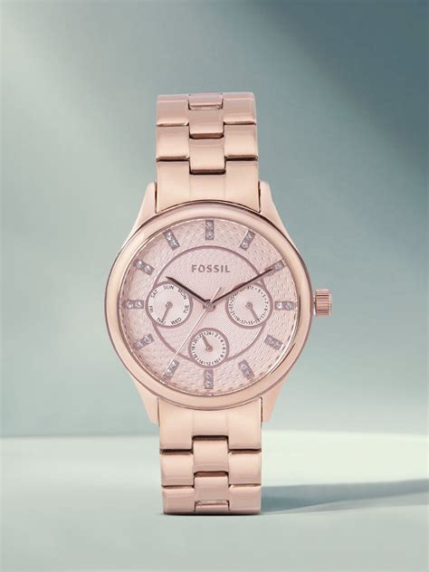Fossil MODERN SOP Women Rose Gold Analogue Watch BQ1561 - Price History