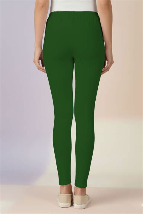 Buy Mehandi Ankle Length Leggings Online for Women | Fabrika16