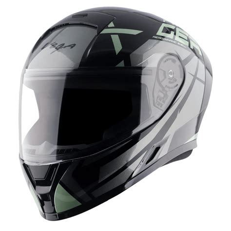 VEGA Ranger Dx Revenge Black Gray Full Face Helmet – Sparkly Helmets