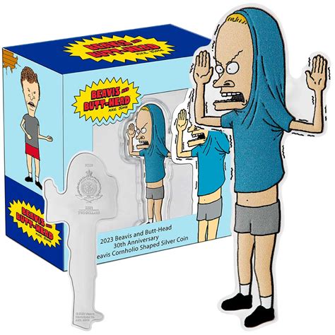Beavis and Butt-head 30th Anniversary: Cornholio silver coin (2023 The ...