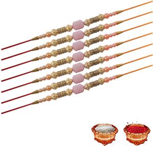 Luvkushcart Bhaiya Bhabhi BE-7 Zardosi Lumba Set Price in India - Buy ...