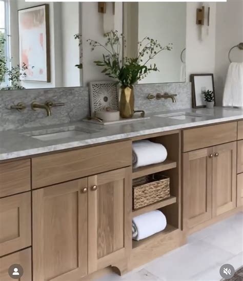 Light Wood Bathroom Vanity, Wood Bathroom Cabinets, Light Wood Cabinets ...