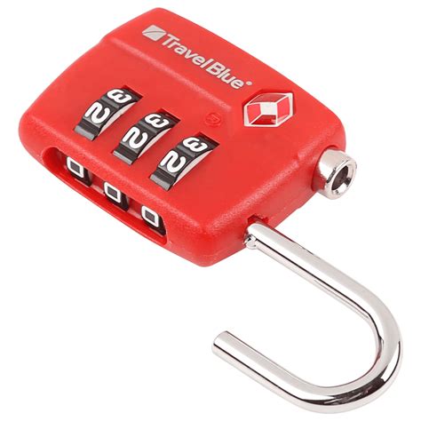 Buy TRAVEL BLUE Combination TSA Lock (38, Red) Online - Croma