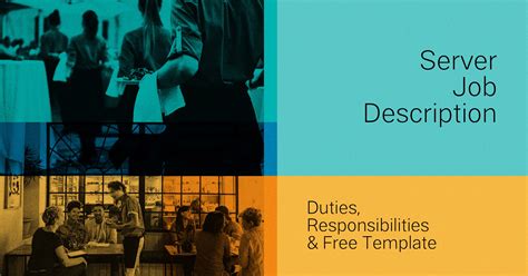 Server Job Description: Duties, Responsibilities & Free Template | When ...