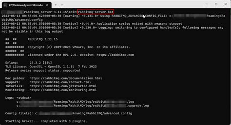 Install RabbitMQ in Windows