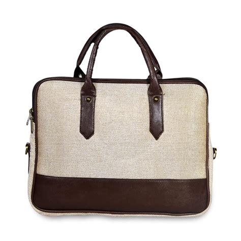 Krishna Excellency Jute Briefcase Bag for up to 14 inch Laptop ...