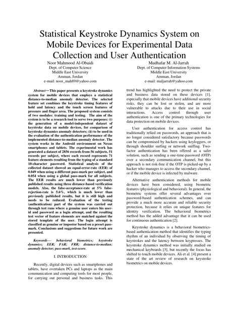Image result for Keystroke Dynamics Data Collection