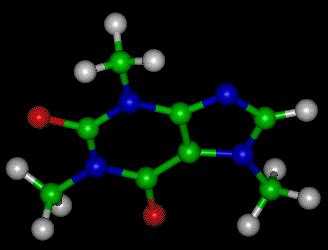 Bildergebnis für caffeine molecule