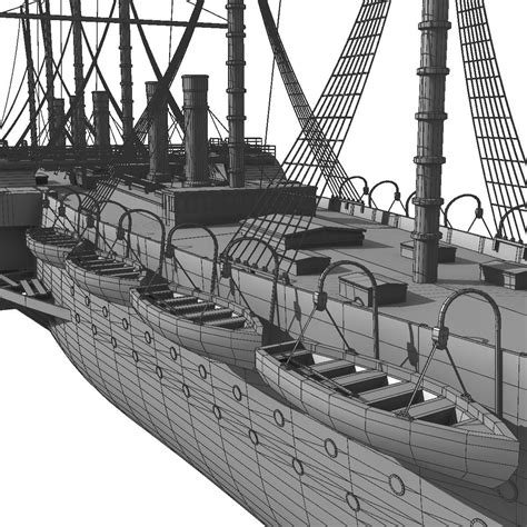 Great Eastern - SHIP 3D Model $29 - .max .obj .fbx .ma - Free3D