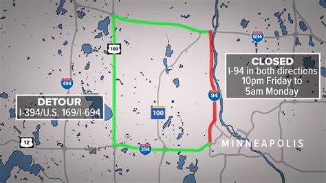Traffic Alert: I-94 to close in Minneapolis from June 2 to 5 | kare11.com