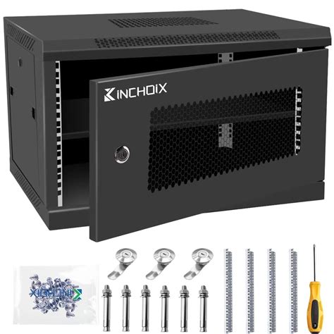 Kinchoix 6u Wall Mount Server Cabinet Network Rack Enclosure19 Inch ...