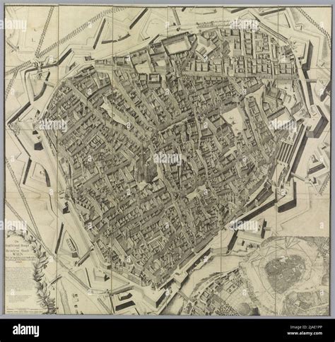 Bird show plan of the quay. Royal Haupt and Residenzstadt Vienna ...