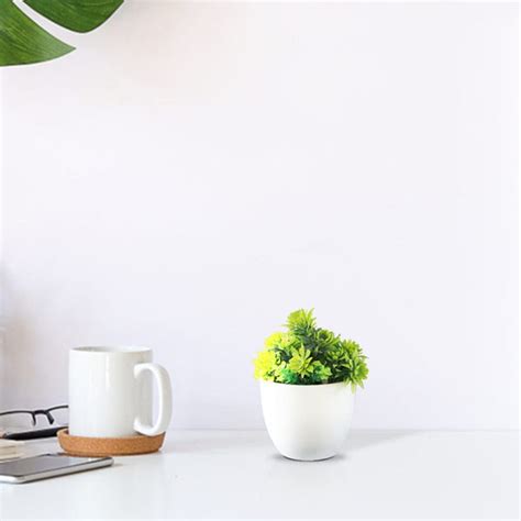 Artificial Potted Mini Shrub Green – TrustBasket