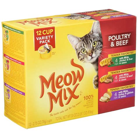 Meow Mix Tender Favorites Wet Cat Food - Pet Supplies online store