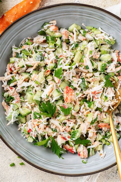 Quick Crab and Cucumber Salad - All We Eat