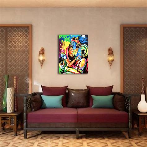 Radha Krishna Painting – Myindianthings