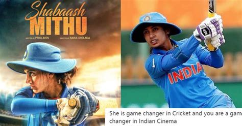 Taapsee Shares 1st Look As Mithali Raj For ‘Shabaash Mithu’ & Fans Laud ...