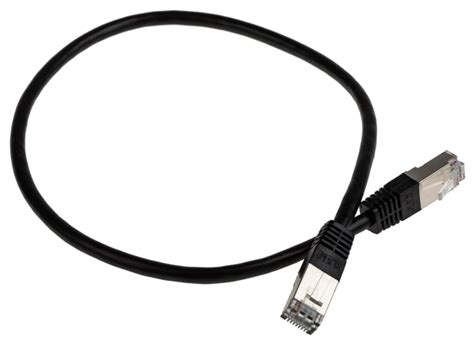 RS PRO | RS PRO, 0.5m Cat6, Black RJ45 to Male RJ45 Male, S/FTP ...