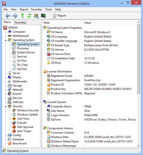 Software-update: AIDA64 5.20 build 3400 - Computer - Downloads - Tweakers