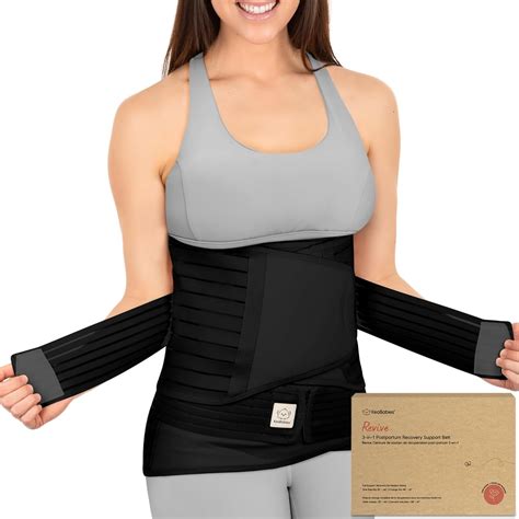 Amazon.com: 3 in 1 Postpartum Belly Support Recovery Wrap - Postpartum ...