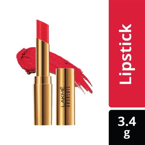 Lakmé Absolute Argan Oil Lip Color in Drenched Red - Lakme Salon