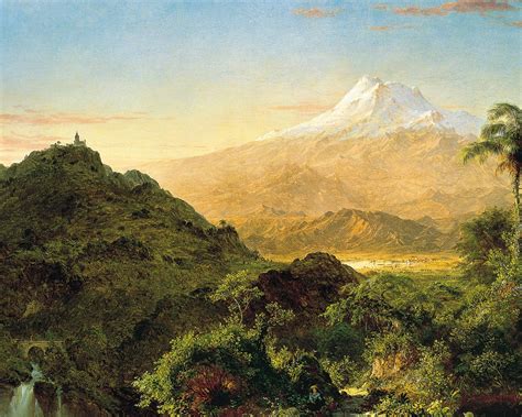 Wallpaper South American Landscape, mountains, oil painting 1920x1200 Picture, Image