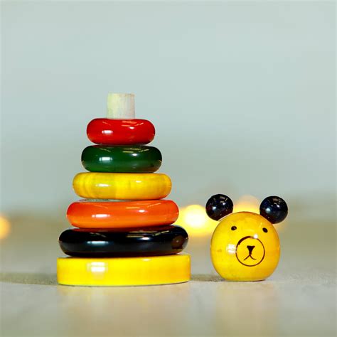 Buy Wooden Bear Stacking Toy for Babies Online– CultureShoppe