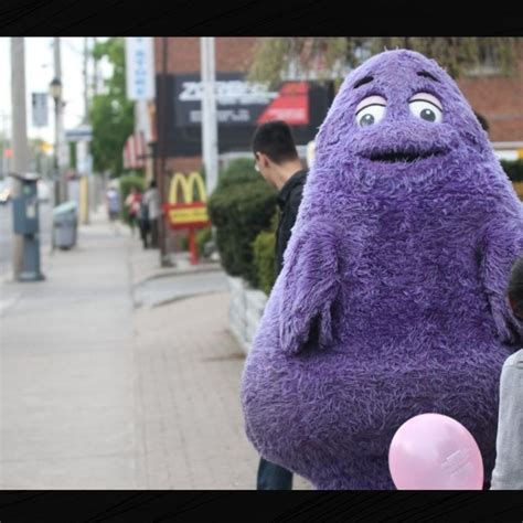 Mcdonalds Purple Mascot