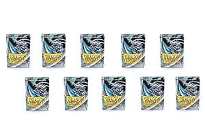 10 Packs Dragon Shield Matte Mini Japanese Clear 60 ct Card Sleeves ...