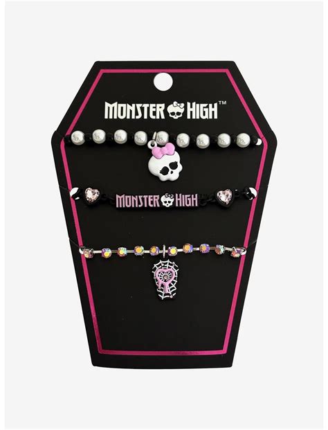 Monster High Skullette Coffin Bracelet Set | Hot Topic