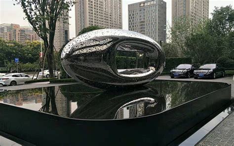 广场不锈钢雕塑的设计制作-玉海雕塑
