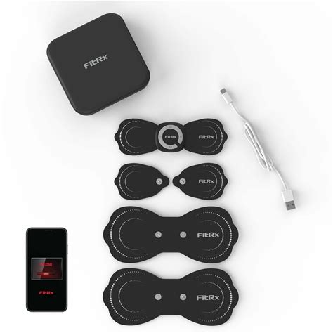 FitRx Electrode Wireless Massager - Rechargeable TENS Unit Muscle ...