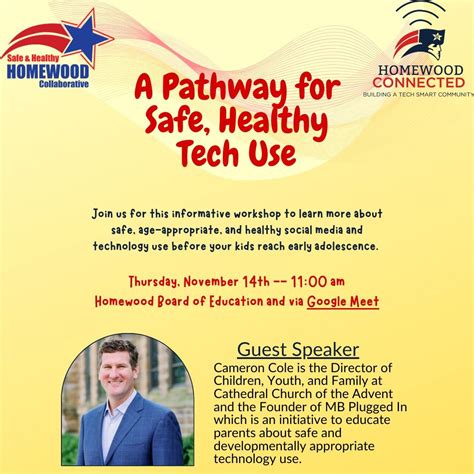 A Pathway for Safe, Healthy Tech Use, Homewood Board of Education ...