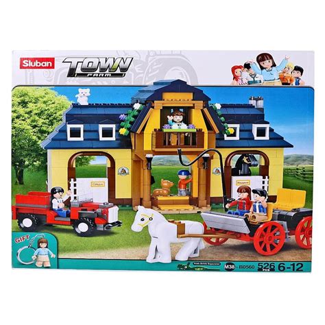 Sluban M38-B0560 Town Horse Farm Blocks Toy Set - 526 Pieces — Toycra
