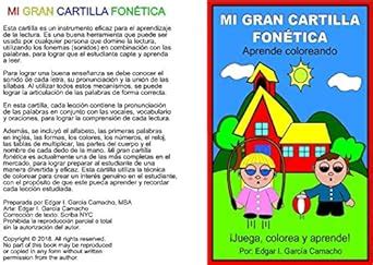 MI GRAN CARTILLA FONÉTICA: Phonetic book for children (Spanish Edition ...