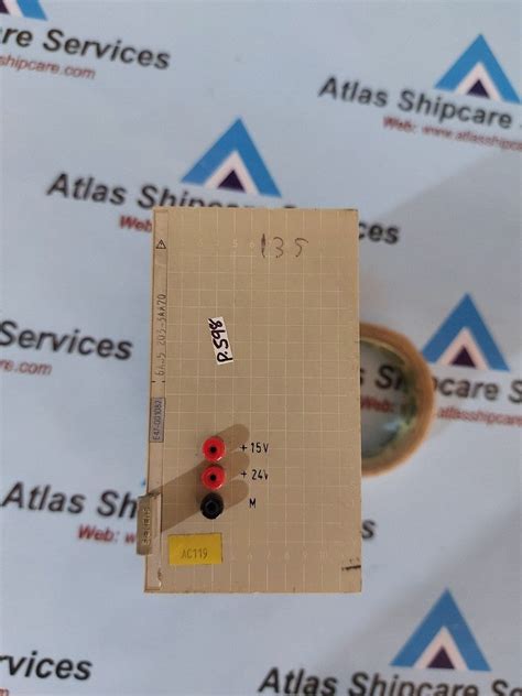 Siemens 6A05 203-3AA70 Module – Atlas Shipcare Services