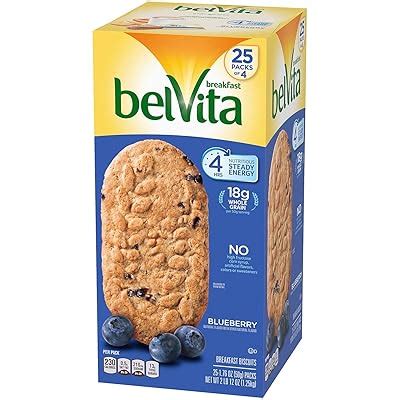 Buy Belvita Blueberry Breakfast Biscuits 25 packs Online at Lowest ...