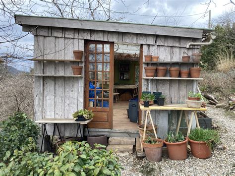 Rustic Potting Sheds