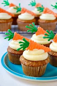 Image result for Decorate Carrot Cupcakes