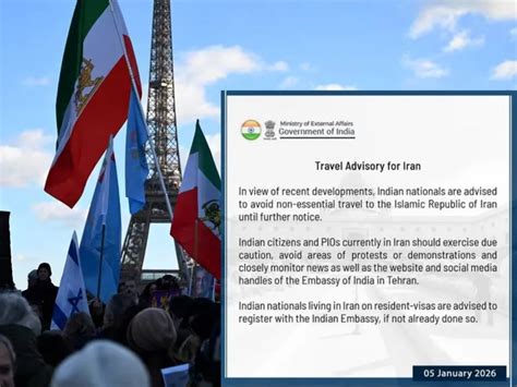 India issues travel advisory for Iran amid growing protests and ...