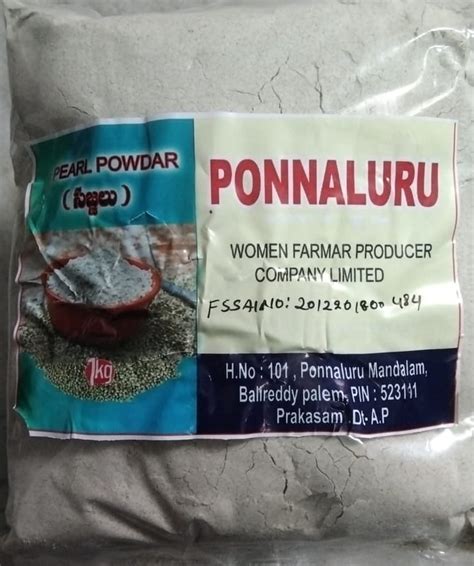 Bajra (Pearl Millet) Flour | 1Kg | (Kambu, Sajje, Sajja, Bajri, Kambam)