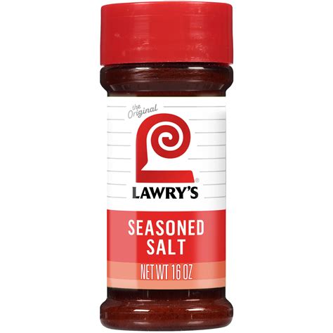 Shellfish Free? Lawry's Original Seasoned Salt Shaker, Economy Size, 16 ...